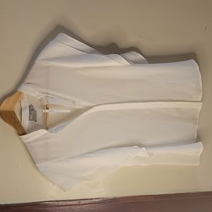 ASOS White Ruffle Sleeve Blouse